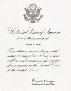 Letter from Pres. Reagan